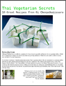 Thai Vegetarian Secrets